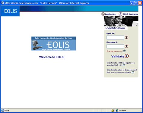 eolis euler hermes login